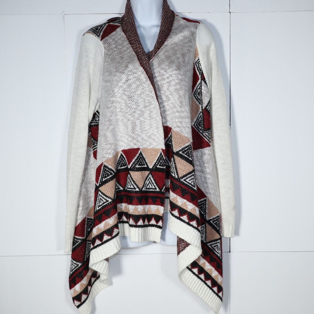 Charlotte Russe Womens Multicolor Size XL Long Sleeve Cardigan